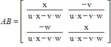 <strong>Find AB and BA if and , with . </strong> A) , B) , C) , D) , E) ,
