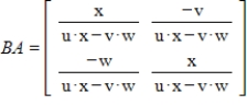 <strong>Find AB and BA if and , with . </strong> A) , B) , C) , D) , E) ,