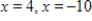 <strong>Solve the equation . </strong> A) B) C) D) E)