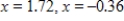 <strong>Solve the equation by using the quadratic formula. Give real answers rounded to two decimal places. </strong> A) B) C) D) E)