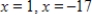 <strong>Find the exact real solutions to the equation, if they exist. </strong> A) B) C) D) E)