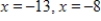 <strong>Solve the equation below using quadratic methods. </strong> A) B) C) D) E)