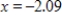<strong>Find the x-intercepts, if any exist. Round your answers to two decimal places. </strong> A) x-intercepts: , B) x-intercepts: , C) x-intercepts: , D) x-intercepts: , E) no x-intercepts