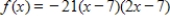 <strong>Factor the function . </strong> A) B) C) D) E)