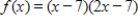 <strong>Factor the function . </strong> A) B) C) D) E)