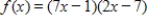 <strong>Factor the function . </strong> A) B) C) D) E)