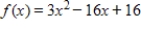<strong>Solve for the function . </strong> A) B) C) D) E) no real solutions