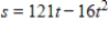 <strong>A ball thrown vertically into the air has its height above ground given by , where t is in seconds and s is in feet. Find the maximum height of the ball. </strong> A) 242 feet B) 121 feet C) 8 feet D) 16 feet E) 229 feet