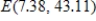 <strong>If the supply function for a commodity is and the demand function is , find the equilibrium quantity and equilibrium price. Round your final answer to two decimal places. </strong> A) B) C) D) E)