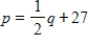 <strong>The supply function for a product is , while the demand function for the same product is . If a $22 tax is placed on production of the item, then the supplier passes this tax on by adding $22 to his selling price. Find the new equilibrium point E(q, p) for this product when the tax is passed on. (The new supply function is given by .) Round your final answer to two decimal places. </strong> A) B) C) D) E)