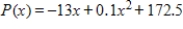 <strong>Given the profit function, , and that production is restricted to fewer than 75 units, find the break-even point(s). Round your answer to two decimal places. </strong> A) Break-even value is at units. B) Break-even value is at units. C) Break-even value is at units. D) Break-even value is at units. E) Break-even value is at units.