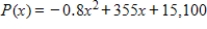 <strong>Form the profit function for the cost and revenue functions, where the total costs and total revenues are given by and . </strong> A) B) C) D) E)
