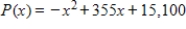 <strong>Form the profit function for the cost and revenue functions, where the total costs and total revenues are given by and . </strong> A) B) C) D) E)