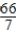 <strong>Solve the equation. </strong> A) x = 66 B) x = C) x = D) x = E) x = 7