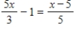 <strong>Solve the equation. </strong> A) B) C) 8 D) 0 E) 2