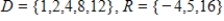 <strong>The relation defined by the table is a function. Choose the correct domain and range. </strong> A) B) C) D) E)
