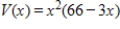 If a box with a square cross section is to be sent by a delivery service, there are restrictions on its size such that its volume is given by the function , where x is the length of each side of the cross section (in inches). What restrictions must be placed on x (the domain) so that the volume makes physical sense? 