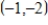 What is the rate of change of the function whose graph is a line passing through and ? 