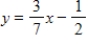 Find the slope m and y-intercept b of the line whose equation is given below. 