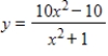 Graph the function using a window that gives a complete graph. What does y approach as x gets large? 