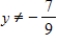 <strong>Give the domain of the function . </strong> A) domain: all reals with and B) domain: all reals with C) domain: all reals with D) domain: all reals with E) domain: all reals with and