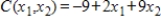 Evaluate the function at the given values of the independent variables. ; , 