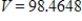 <strong>Suppose that a gas satisfies the universal gas law, with n equal to 40 moles of the gas and R, the universal gas constant, equal to 0.082054. What is V if (kelvins, the units in which temperature is measured on the Kelvin scale) and atmosphere? Round your answer to four decimal places. </strong> A) B) C) D) E)