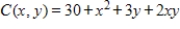 <strong>Suppose that the joint cost (in dollars) for two products is given by , where x represents the quantity of product X produced and y represents the quantity of product Y produced. Find and interpret the marginal cost with respect to y if 6 units of product X and 10 units of product Y are produced. </strong> A) If x remains at 6, the expected change in cost for an 11<sup>th</sup> unit of y is $32. B) If x remains at 6, the expected change in cost for an 11<sup>th</sup> unit of y is $15. C) If x remains at 6, the expected change in cost for an 11<sup>th</sup> unit of y is $20. D) If x remains at 6, the expected change in cost for an 11<sup>th</sup> unit of y is $36. E) If x remains at 6, the expected change in cost for an 11<sup>th</sup> unit of y is $51.