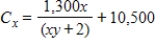 <strong>Suppose that the joint cost function for two products is dollars. Find the marginal cost with respect to x. </strong> A) B) C) D) E)