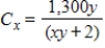 <strong>Suppose that the joint cost function for two products is dollars. Find the marginal cost with respect to x. </strong> A) B) C) D) E)