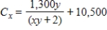 <strong>Suppose that the joint cost function for two products is dollars. Find the marginal cost with respect to x. </strong> A) B) C) D) E)