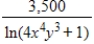 <strong>Suppose that the joint cost function in dollars for two products is . Find the marginal cost with respect to y. </strong> A) B) C) D) E)