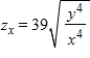 <strong>Suppose the production function for a product is , where x is the capital expenditures and y is the number of work-hours. Find the marginal productivity of x. </strong> A) B) C) D) E)