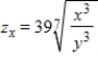 <strong>Suppose the production function for a product is , where x is the capital expenditures and y is the number of work-hours. Find the marginal productivity of x. </strong> A) B) C) D) E)