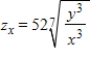 <strong>Suppose the production function for a product is , where x is the capital expenditures and y is the number of work-hours. Find the marginal productivity of x. </strong> A) B) C) D) E)