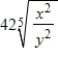 <strong>Suppose the production function for a product is , where x is the capital expenditures and y is the number of work-hours. Find the marginal productivity of y. </strong> A) B) C) D) E) 