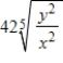 <strong>Suppose the production function for a product is , where x is the capital expenditures and y is the number of work-hours. Find the marginal productivity of y. </strong> A) B) C) D) E) 
