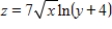 <strong>Suppose that the production function for a product is , where x represents the number of work-hours and y represents the available capital (per week). Find the marginal productivity of x. </strong> A) B) C) D) E)