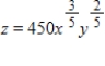 Suppose the Cobb-Douglas production function for a company is given by , where x is the company's capital investment and y is the size of the labor force (in work-hours). Find the marginal productivity of x. Then, find the marginal productivity of y. 