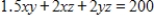 Find the maximum value of   subject to the constraint   . ​