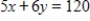 Suppose that the utility function for two products is given by , and the budget constraint is . Find the values of x and y that maximize utility. 