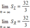 <strong>When the area under from to is approximated, the formulas for the sum of n rectangles using left-hand endpoints and right-hand endpoints are: Left-hand endpoints: Right-hand endpoints: Find and . </strong> A) B) C) D) E) 