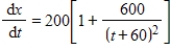 <strong>Suppose the rate of production of a new line of products is given by where x is the number of items produced and t is the number of weeks the products have been in production. How many units were produced in the first 3 weeks? Round your answer to the nearest unit produced. </strong> A) 505 units B) 695 units C) 895 units D) 305 units E) 495 units