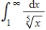 Evaluate the improper integral if it converges, or state that it diverges. ​   ​