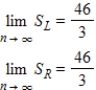 <strong>When the area under from to is approximated, the formulas for the sum of n rectangles using left-hand endpoints and right-hand endpoints are: Left-hand endpoints: Right-hand endpoints: Find and . </strong> A) B) C) D) E) 