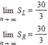 <strong>When the area under from to is approximated, the formulas for the sum of n rectangles using left-hand endpoints and right-hand endpoints are: Left-hand endpoints: Right-hand endpoints: Find and . </strong> A) B) C) D) E) 