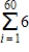<strong>Find the numerical value of by using the sum formulas. </strong> A) 66 B) 6 C) 360 D) 361 E) 70