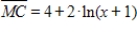 If the marginal cost function for x units of a product is dollars per unit, and if the fixed cost is $120, find the total cost function. 
