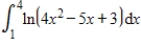 Use the Trapezoidal Rule to approximate with n = 4. Round your answer to 3 decimal places. 
