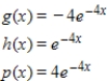 <strong>Given the functions below, decide which function is f (x), and which is a member of the family . </strong> A) and is a member of the family of B) and is a member of the family of C) and is a member of the family of D) and is a member of the family of E) and is a member of the family of